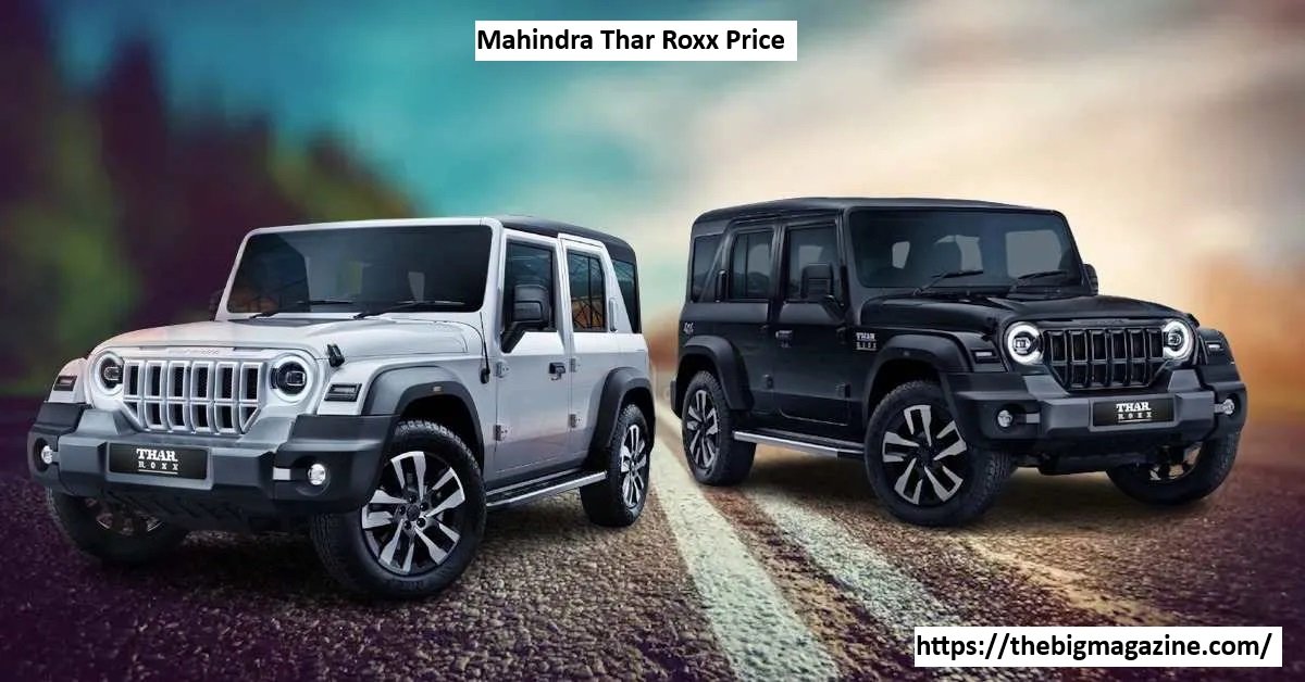 Mahindra Thar Roxx Price