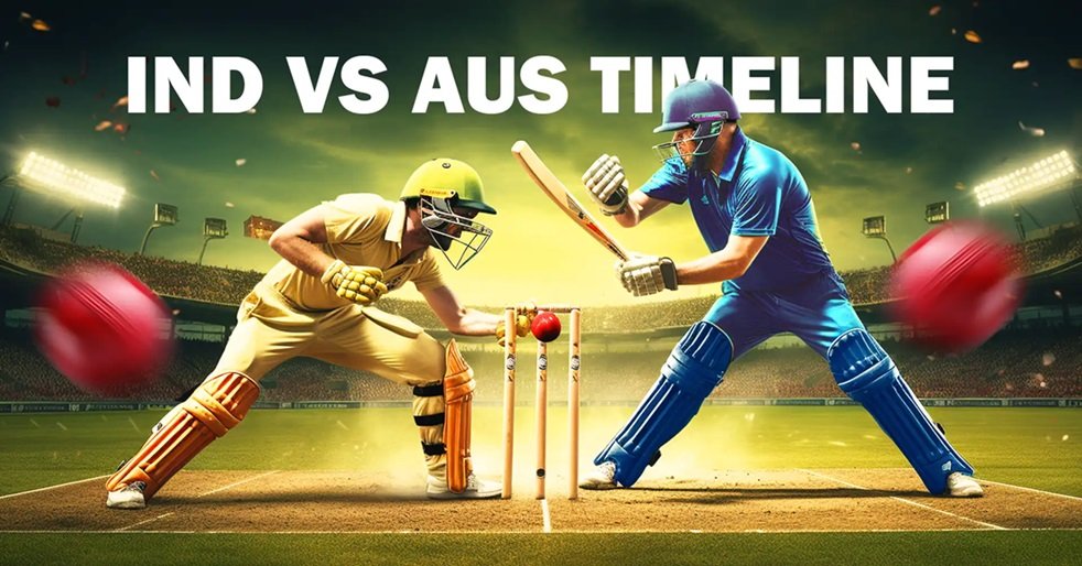 Australian Men’s Cricket Team vs India National Cricket Team Timeline